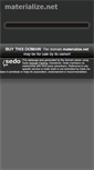 Mobile Screenshot of materialize.net